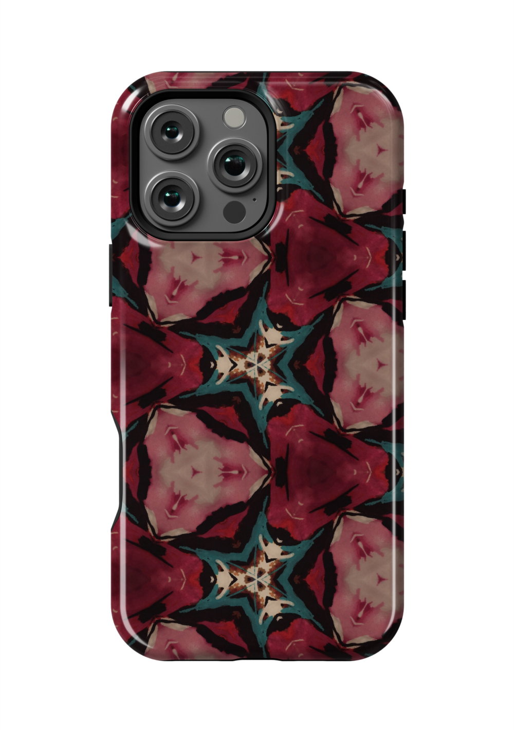 Crimson Kaleido Case | iPhone 16