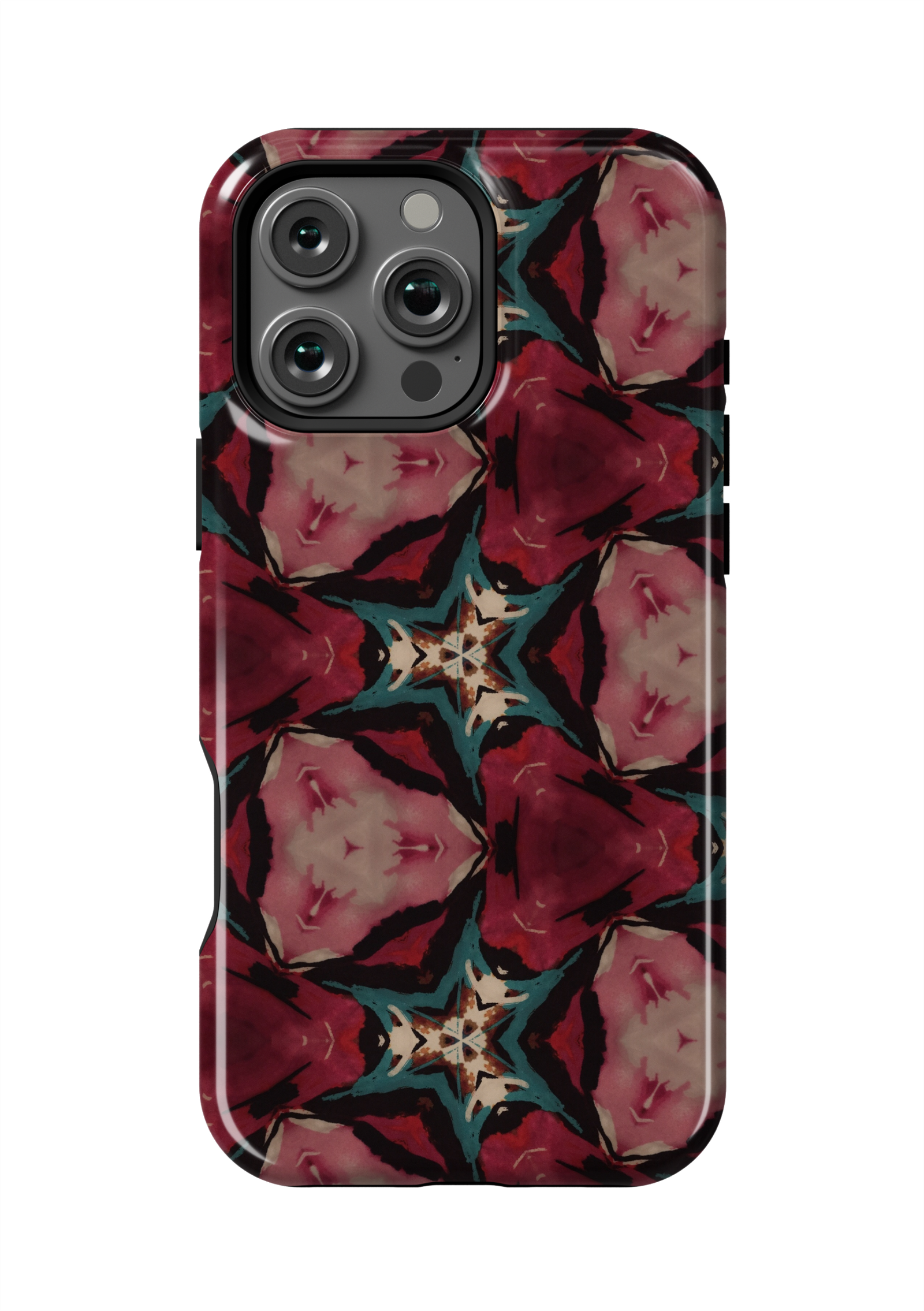 Crimson Kaleido Case | iPhone 16