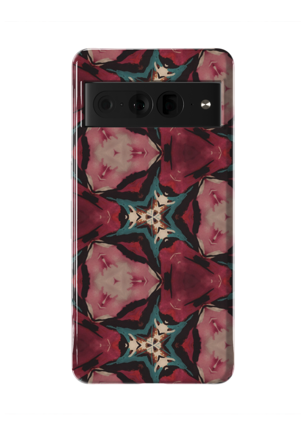 Crimson Kaleido Case | Pixel 7