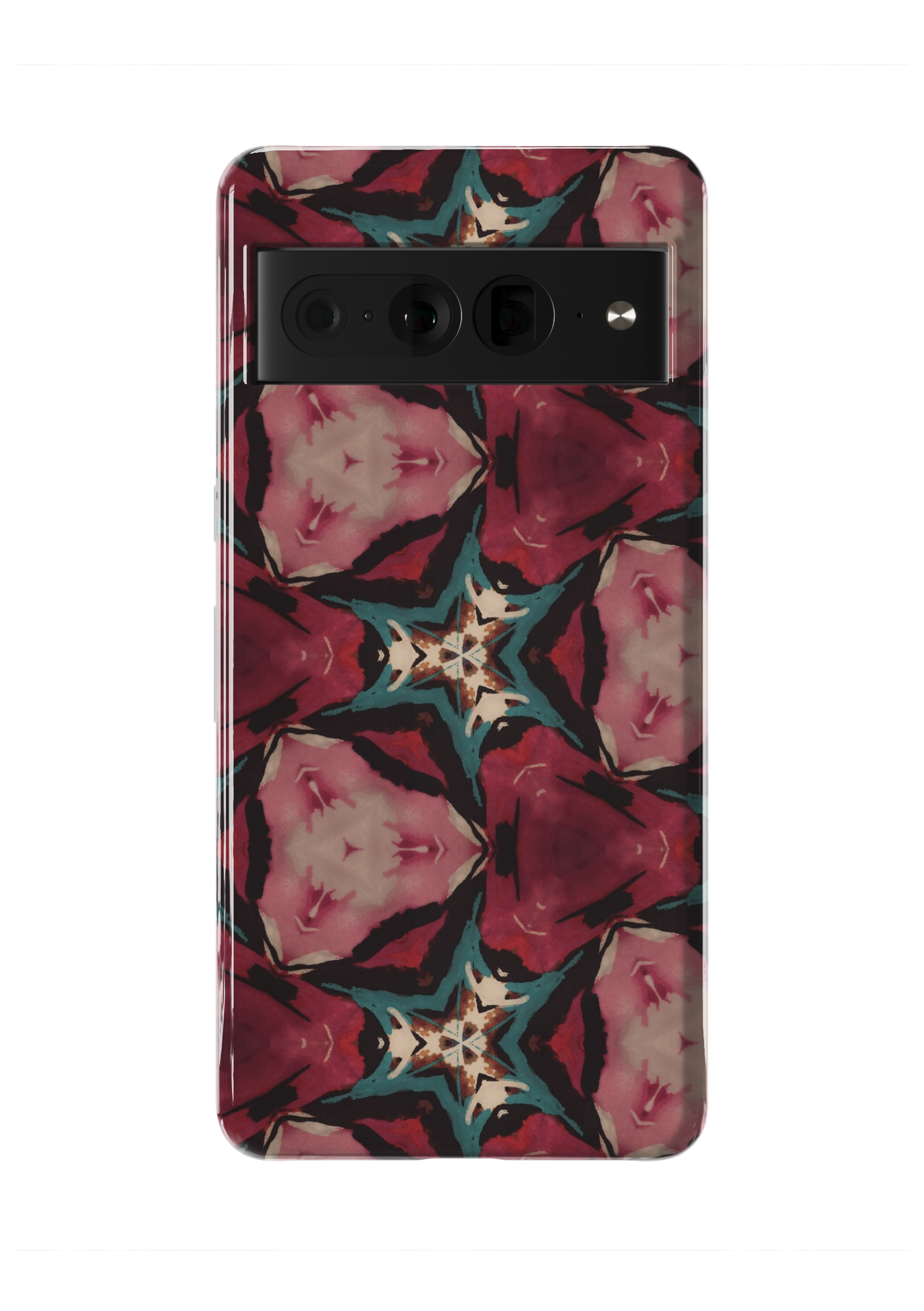 Crimson Kaleido Case | Pixel 7