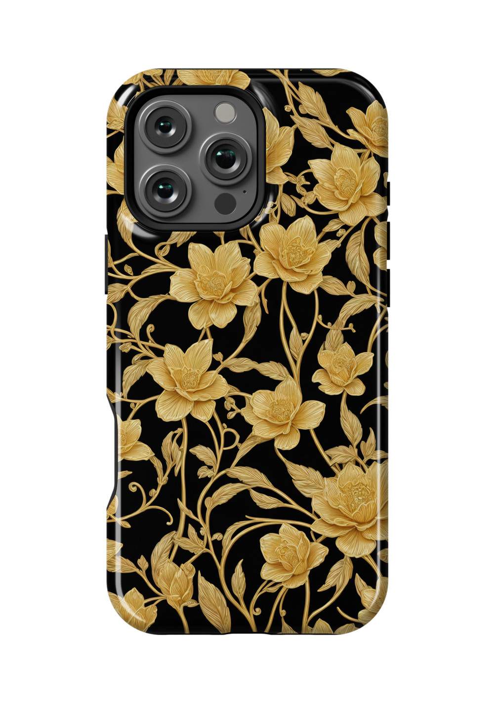 Golden Petals Case | iPhone 16