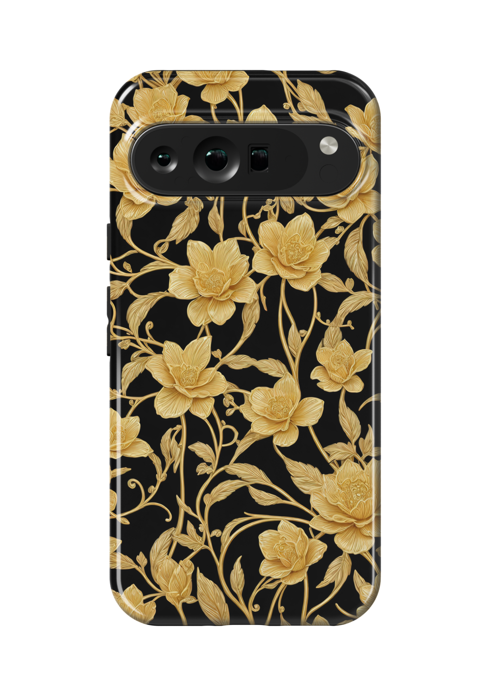 Golden Petals Case | Pixel 9