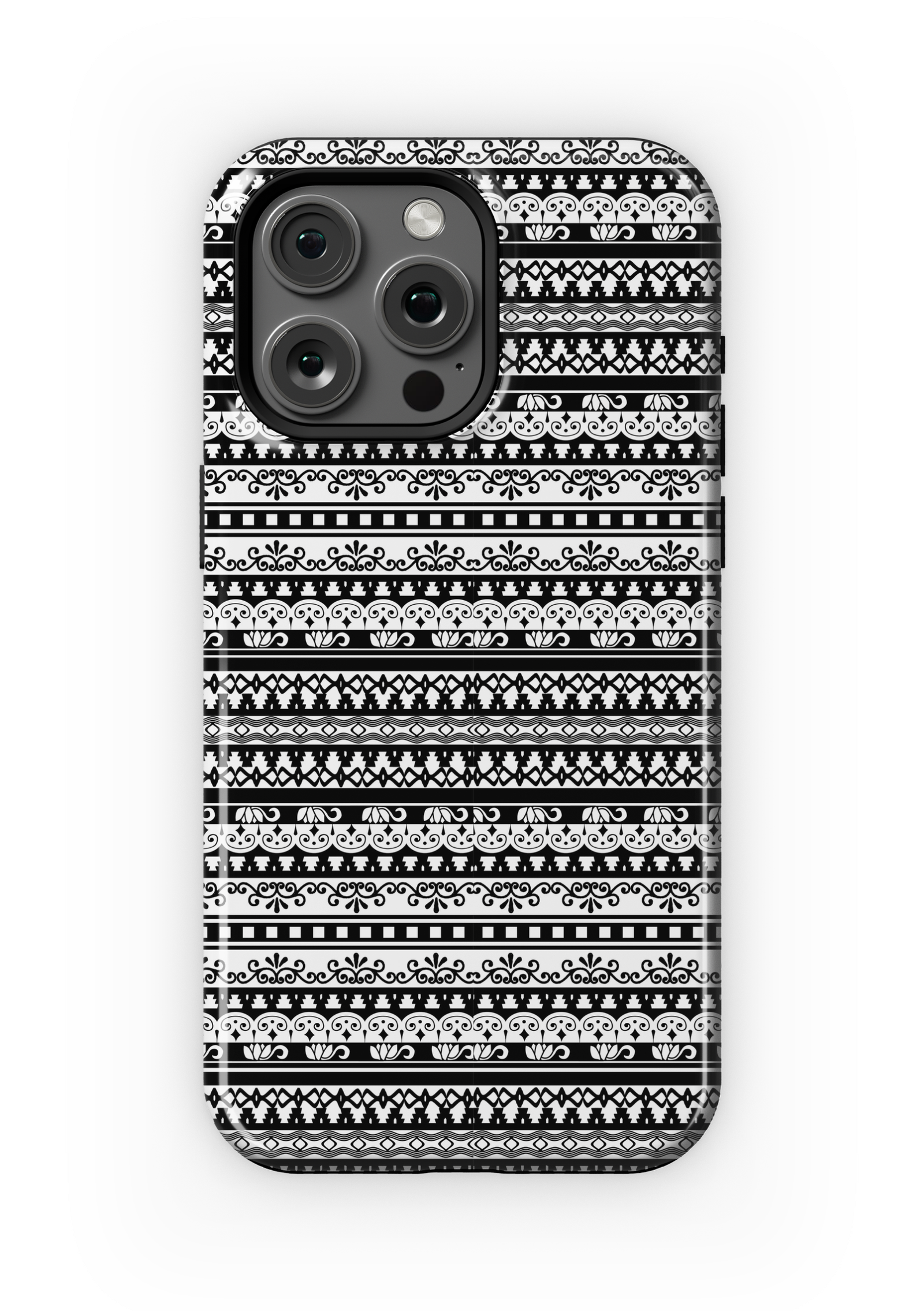 Monochrome Strata Case | iPhone 15