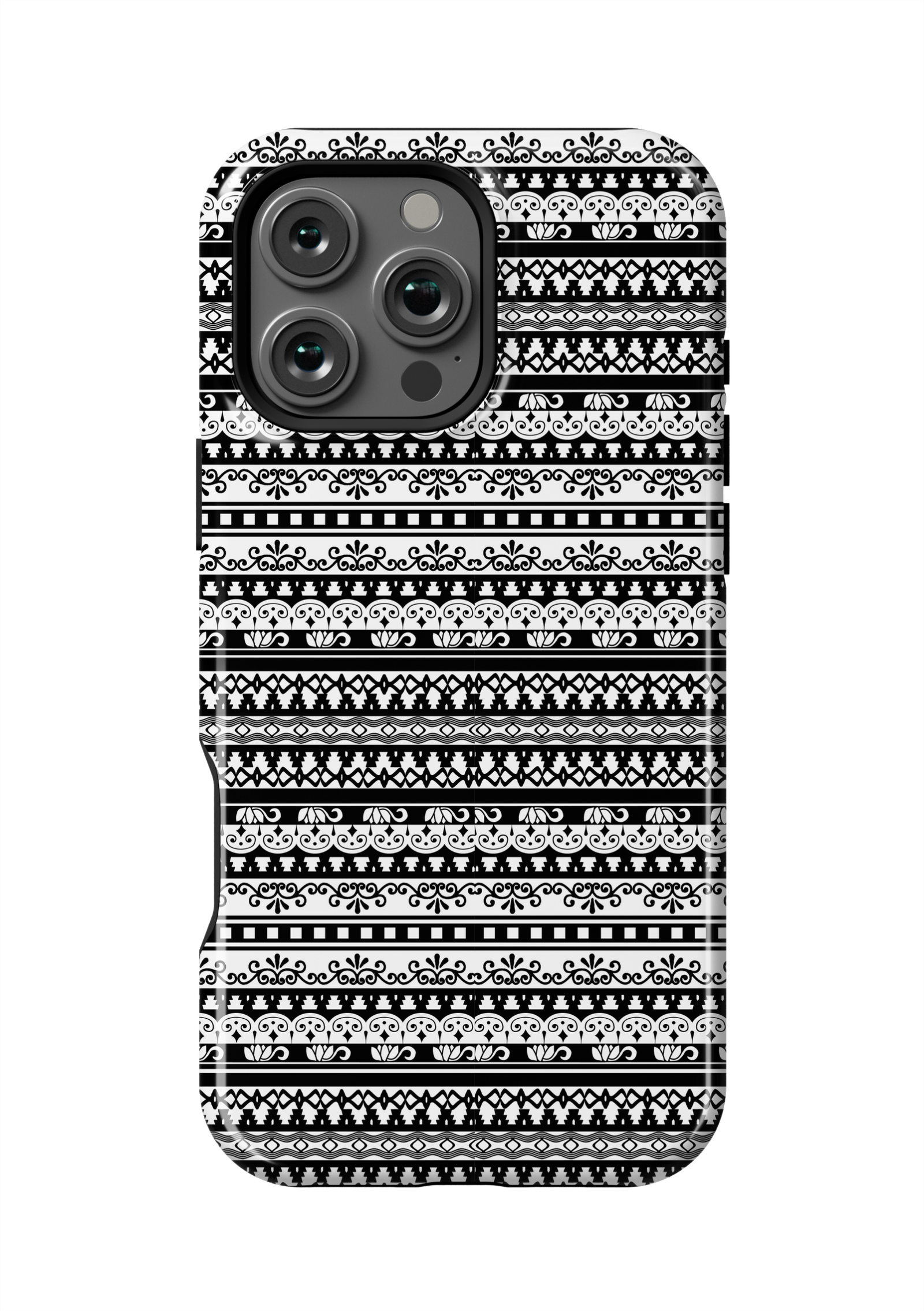 Monochrome Strata Case | iPhone 16