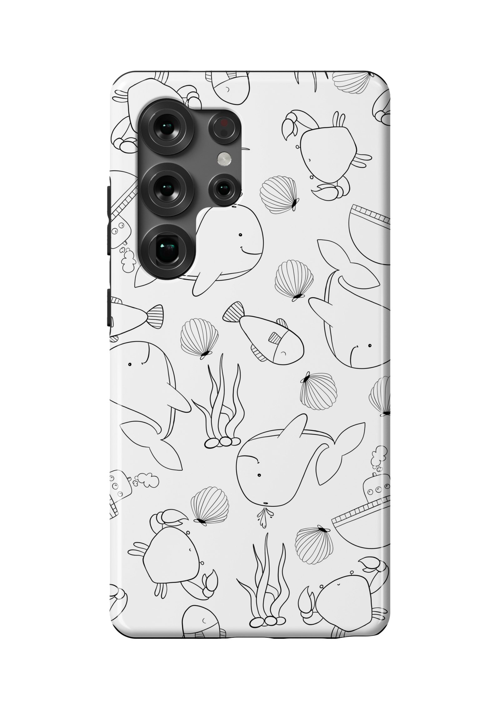 Nautical Doodles Case | Galaxy S25