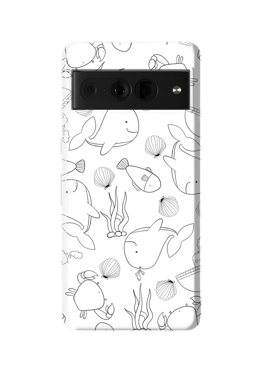 Nautical Doodles Case | Pixel 7