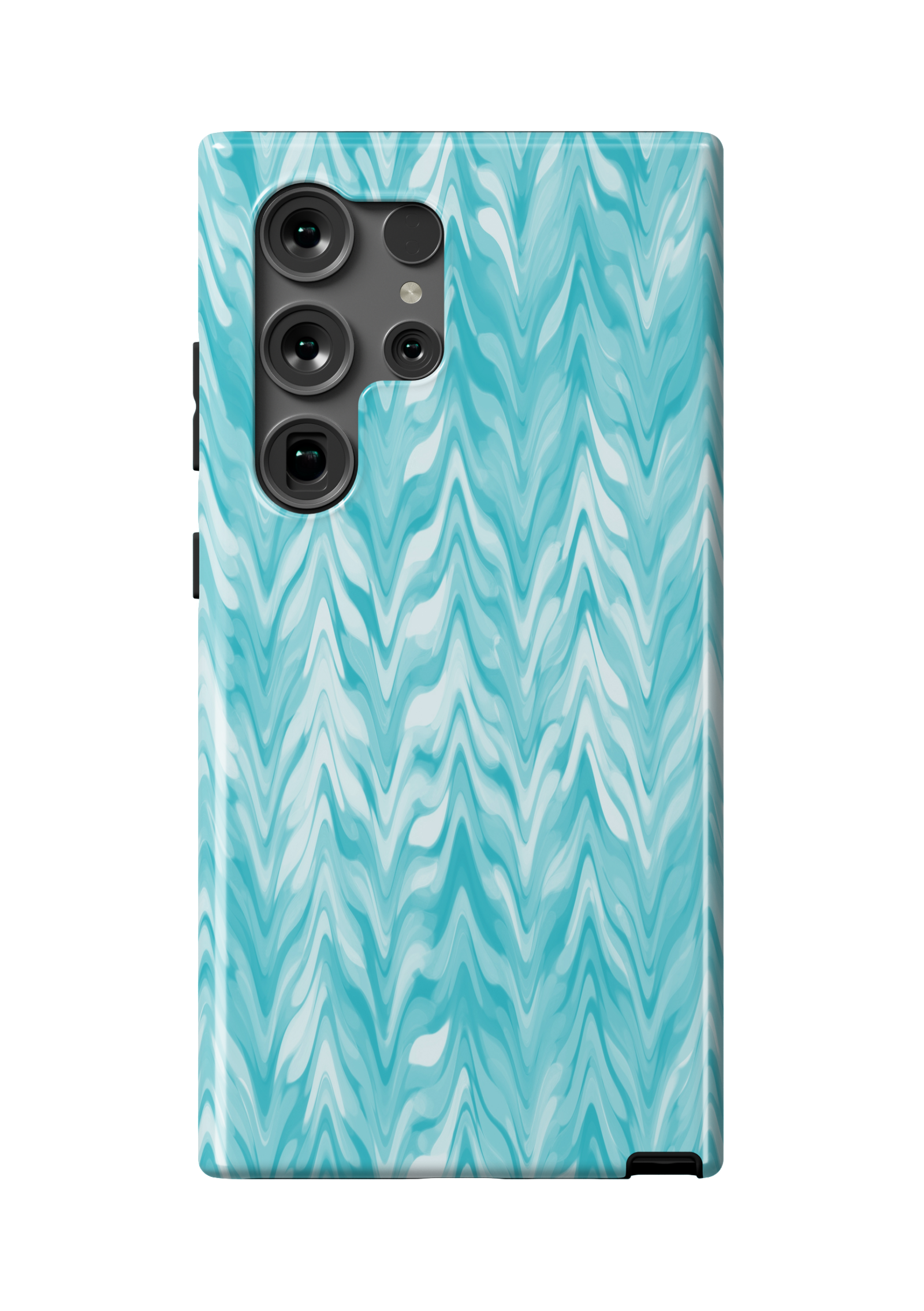 Turquoise Ripple Case | Galaxy S24