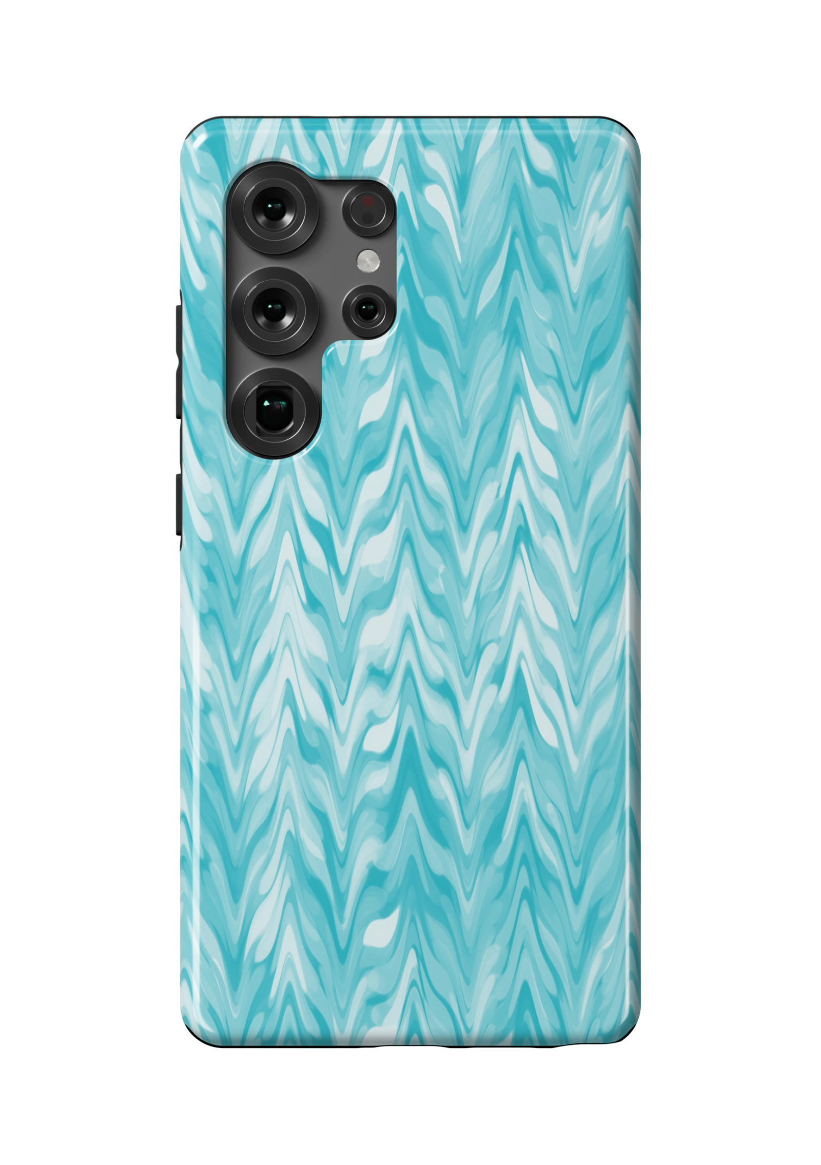 Turquoise Ripple Case | Galaxy S25